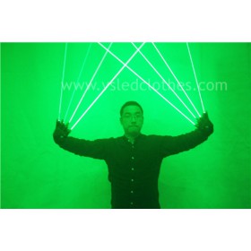 DJ dance green laser gloves light party